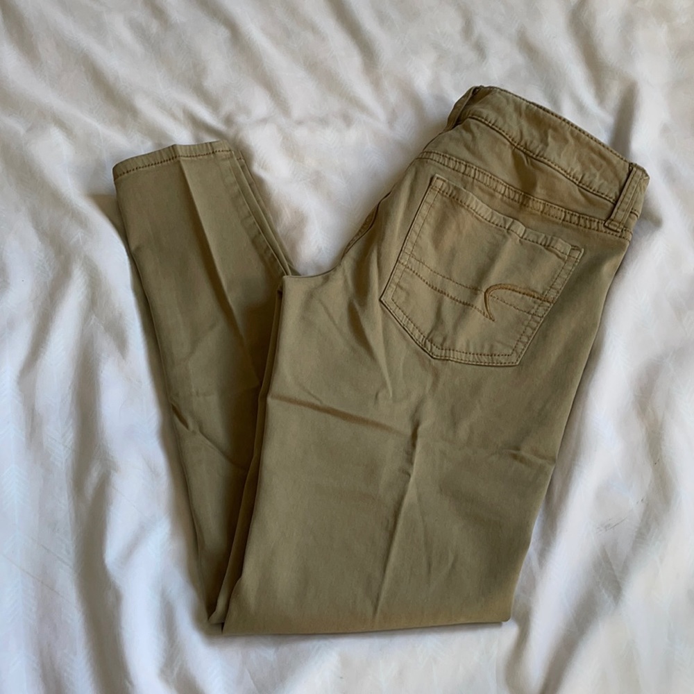 AMERICAN EAGLE khaki jeggings